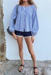 Anaia Stripe Cotton Top