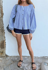 Anaia Stripe Cotton Top