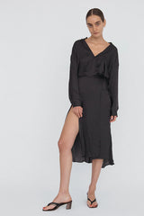 Gemma Top Matte Black