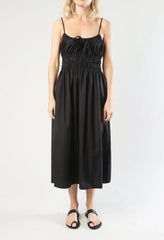 Gabriela Black Cotton Dress