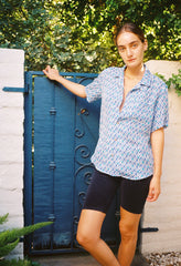Gio Shirt Tile Print