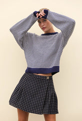 Nonno Sweater Navy/Ivory