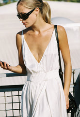 Hydra Dress Ivory Sustainable