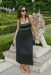 Dalla Black Cotton Dress