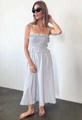 Karine Stripe Cotton Dress