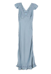 Isol Dress Marine Floral Embroidery