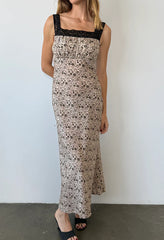 Fiore Cherry Blossom Silk Dress