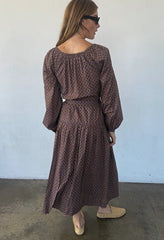 Noro Dress Stained Glass Print Cotton Voile