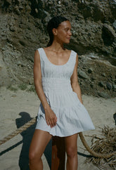 Kala Stripe Cotton Dress