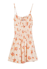 Maia Bouquet Print Satin Dress