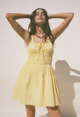 Gianluca Sun Gingham Cotton Dress