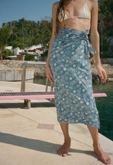Crespo Tidepool Cotton Pareo