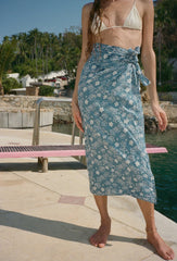 Crespo Tidepool Cotton Pareo