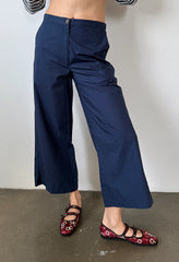 Orlando Navy Cotton Pant