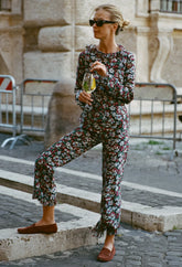 Lilja Top Peonia Print