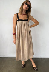 Eldrid Dress Dune Yarn-Dyed Cotton