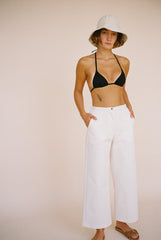 Orlando Pant Sustainable Canvas Ivory