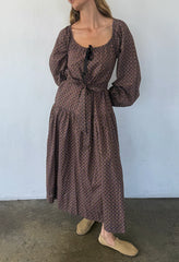 Noro Dress Stained Glass Print Cotton Voile