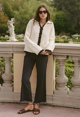 Kaja Black Cotton Voile Pant