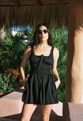 Gianluca Black Cotton Dress