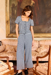 Nadia Gingham Top