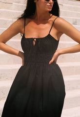 Gabriela Black Cotton Dress
