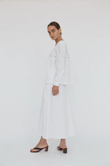 Ines Top White Cotton