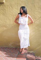 Eva Top White Cotton