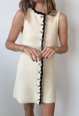 Lalia Ivory Knit Dress