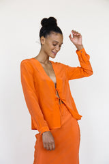 Pia Top Tomato Silk