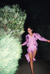 Talita Top Metallic Iris
