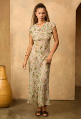 Lauryn Jardin Silk Chiffon Dress