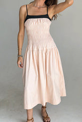 Rossella Powder Cotton Dress