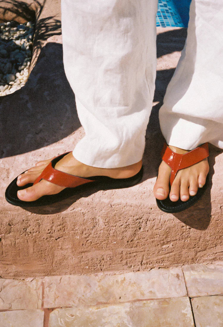 K. Jacques x Ciao Lucia Red Flip Flop