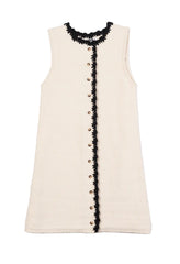 Lalia Ivory Knit Dress