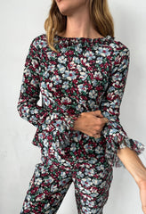 Lilja Top Peonia Print