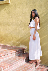 Eva Top White Cotton