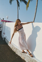 Rossella Powder Cotton Dress