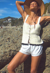Iren Ivory Knit Top