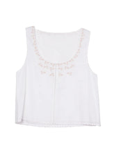 Francie Hook & Eye Cotton Top