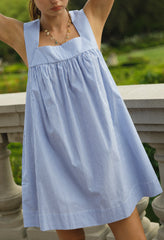 Serra Striped Cotton Poplin Dress