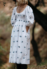 Veneto Dress Cornflower