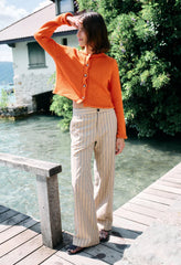 Balthazar Pant Dune Yarn-Dyed Cotton