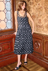 Mariella Black Organza Dress