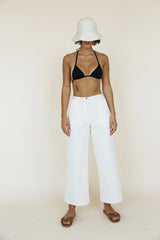 Orlando Pant Sustainable Canvas Ivory