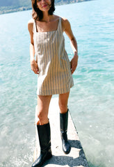 Prima Dress Dune Yarn-Dyed Cotton