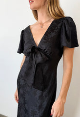 Brunello Black Jacquard Dress